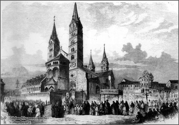 Die Inthronisation des Erzbischofs Michael von Deinlein (1858)